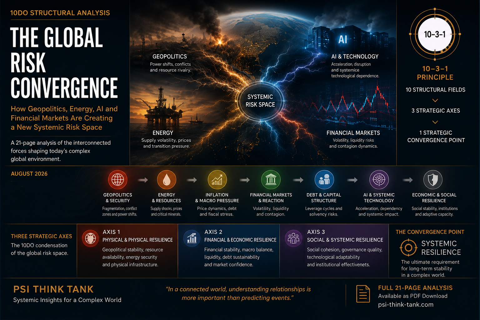 The Global Risk Convergence – 10DO Structural Analysis