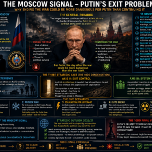 THE MOSCOW SIGNAL – PUTIN’S EXIT PROBLEM