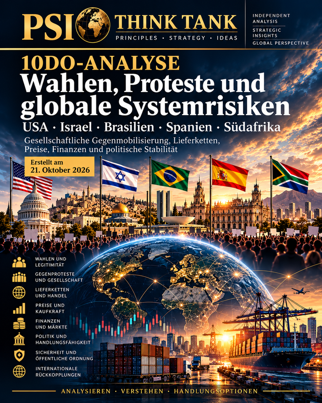 10DO-Analyse: Wahlen, Proteste und globale Systemrisiken 2026