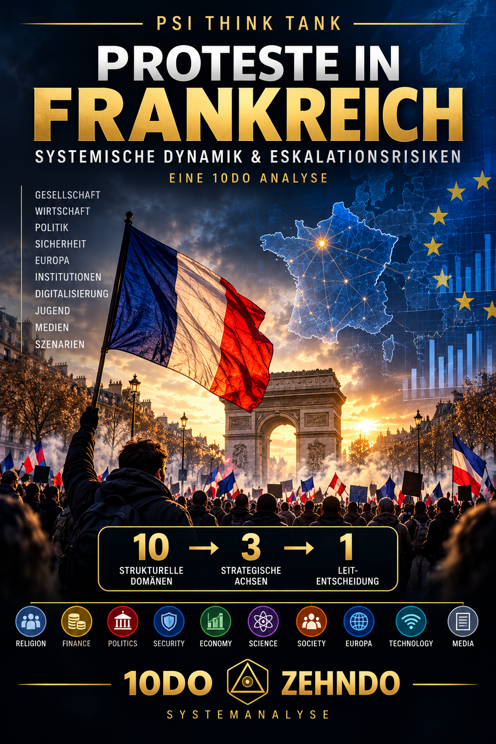 PROTESTE IN FRANKREICH – Systemische Dynamik & Eskalationsrisiken